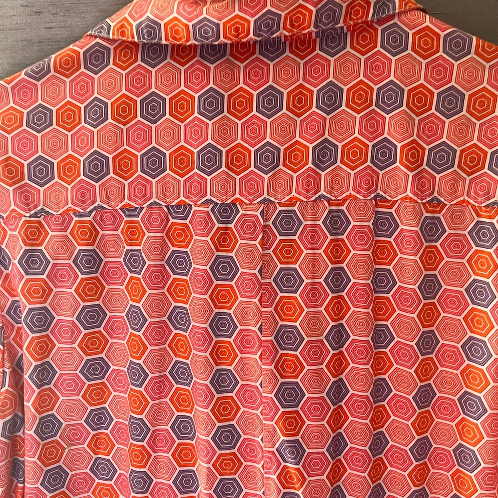 GAP Vintage Drawstring Waist Geo Print Dress/Tunic Size M - Picture 10 of 10